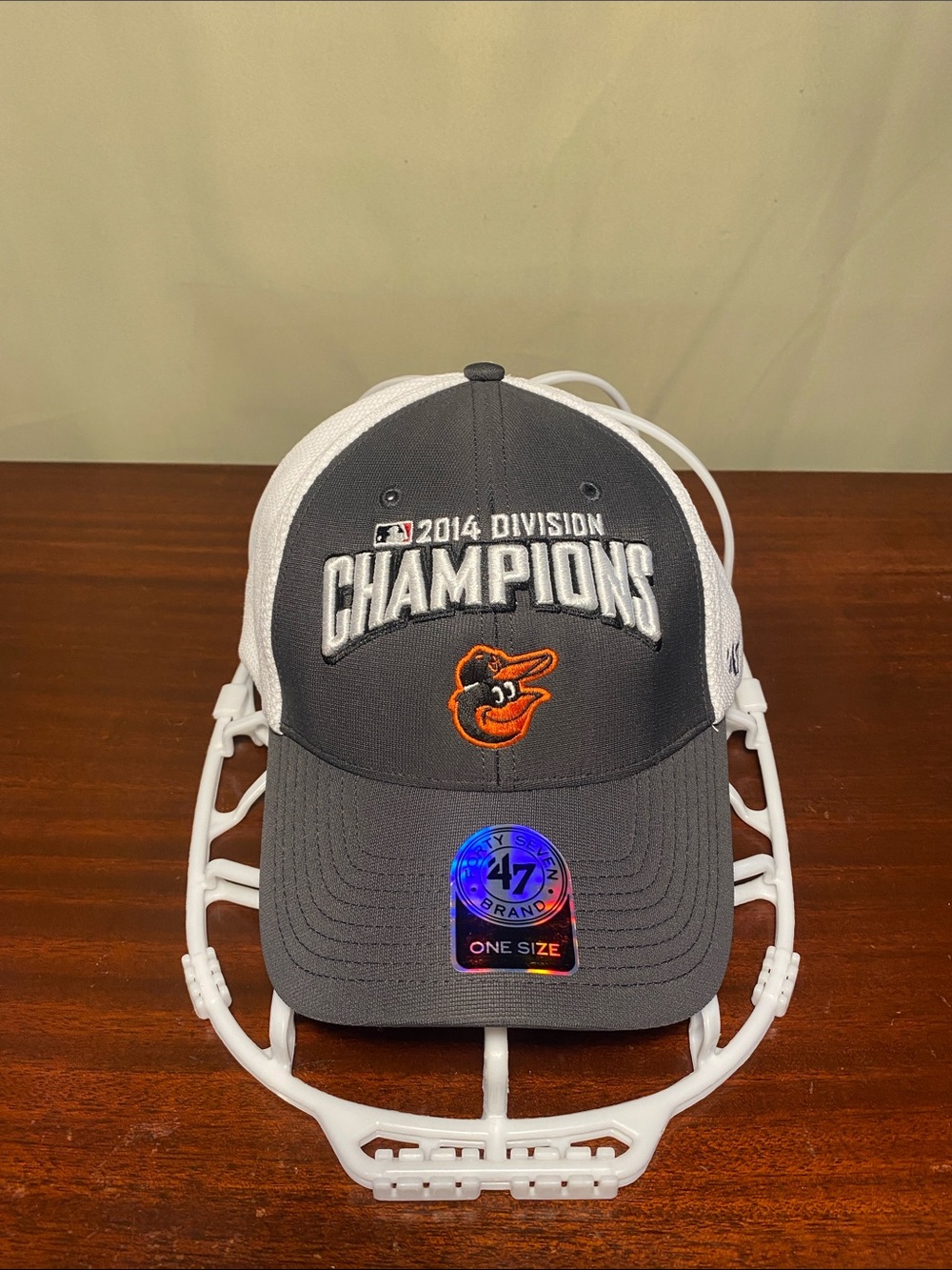 Baltimore Orioles Cartoon Bird 2014 Division Champion Mesh Hat O/S